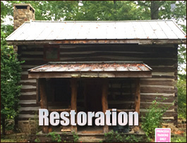 Historic Log Cabin Restoration  Ruby, Virginia